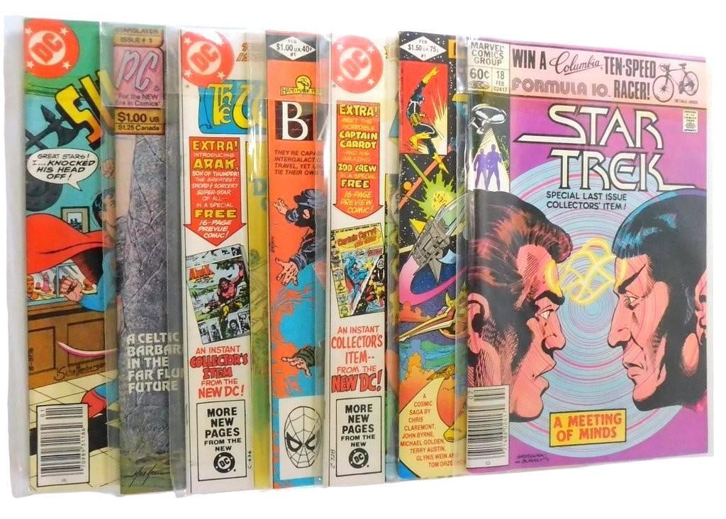 (Lot of 7) DC and Marvel Comic Books From the 1980s - 3