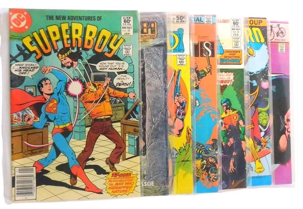(Lot of 7) DC and Marvel Comic Books From the 1980s - 4