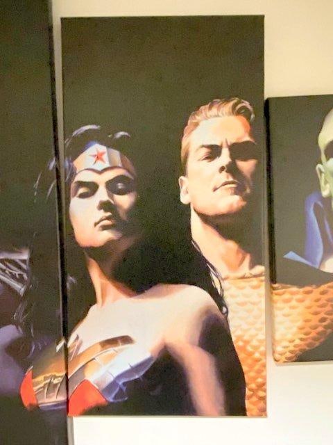 Multi-Panel Canvas Prints Featuring DC Superheroes - 5