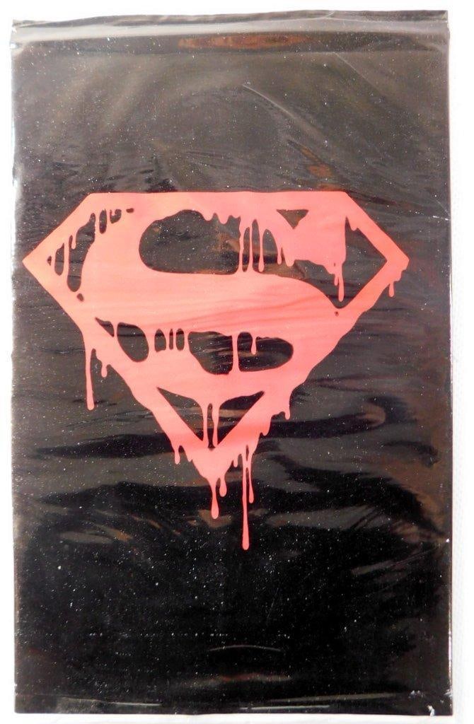 Factory-Sealed Superman #75 "The Death of Superman" Memorial Set, 1992: Factory-sealed copy of Superman #75, The Death of Superman, published by DC Comics in 1992 Memorial edition includes a fold-out splashback cover, a memorial poster, commemorative stamps, a Daily