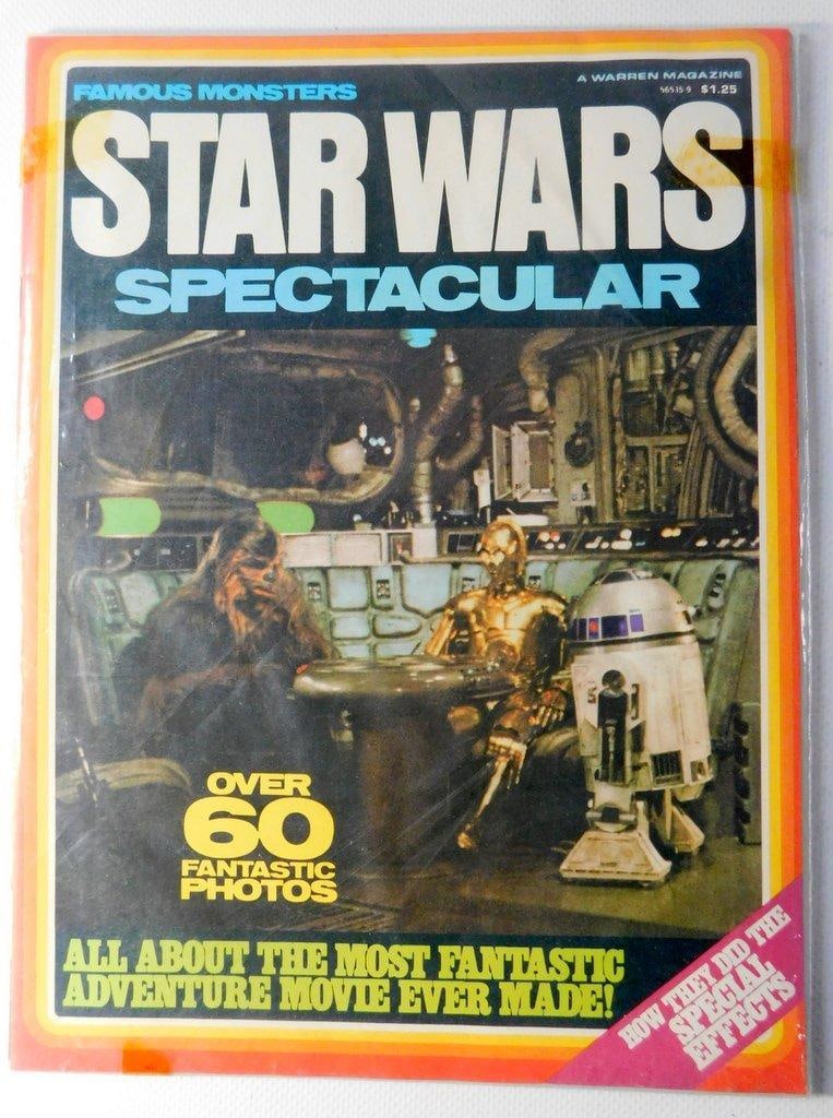 (Lot 0f 2) Famous Monsters Star Wars Spectacular Magazines Published by Warren Publishing, 1977 - 2
