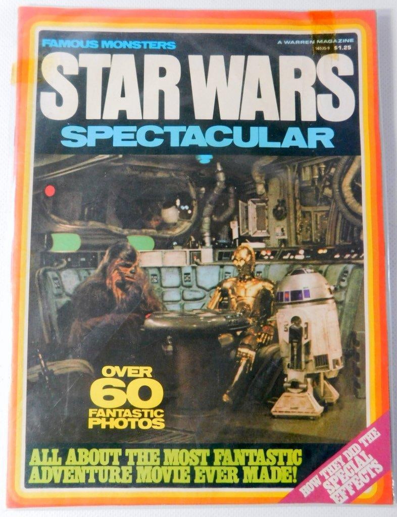 (Lot 0f 2) Famous Monsters Star Wars Spectacular Magazines Published by Warren Publishing, 1977 - 4