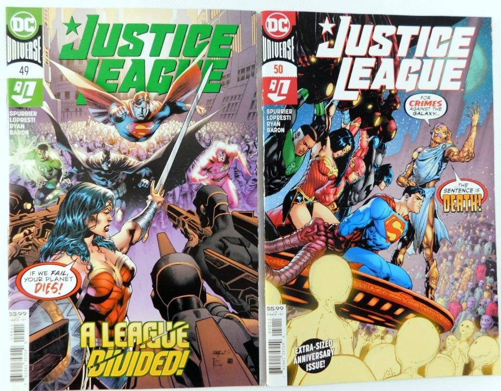 Justice League Comic Book Lot in Protected Sleeves 2018-2020, (9 Issues) - 6