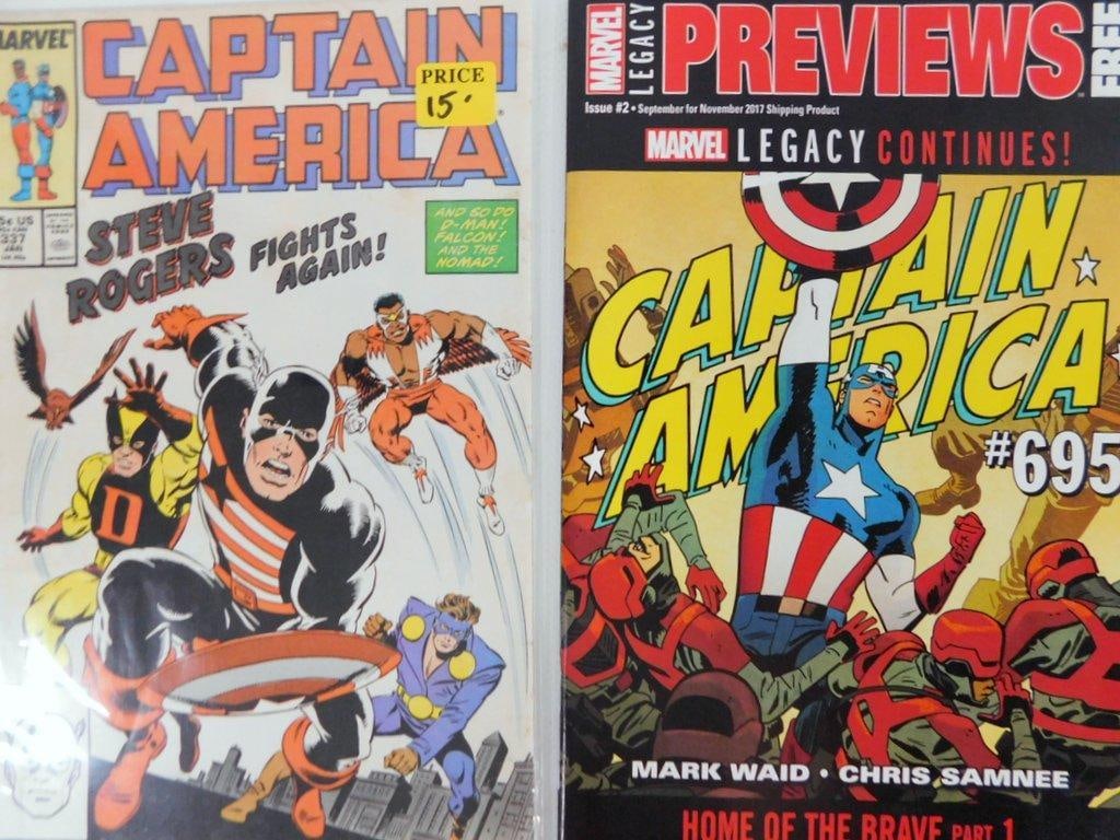 (Lot 0f 9) Marvel's Captain America, Including "What If?" and "Theater of War" Issues - 2