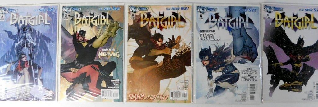 BATGIRL (2011) Issues #2-#11 From DC's The New 52 Comic Series- Sealed w/ No Signs of Wear: Batgirl (2011) issues 2-11 from DC's The New 52 relaunch, primarily written by Gail Simone Issues #2-#6 feature the villain Mirror, issues Issues #7-#8 introduce gentleman killer Grotesque Issue #9