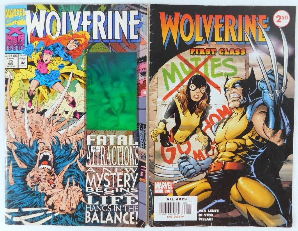 (Lot of 6) Wolverine Assorted Comic Books, Including 1990s Issues and Notable Storylines - 2