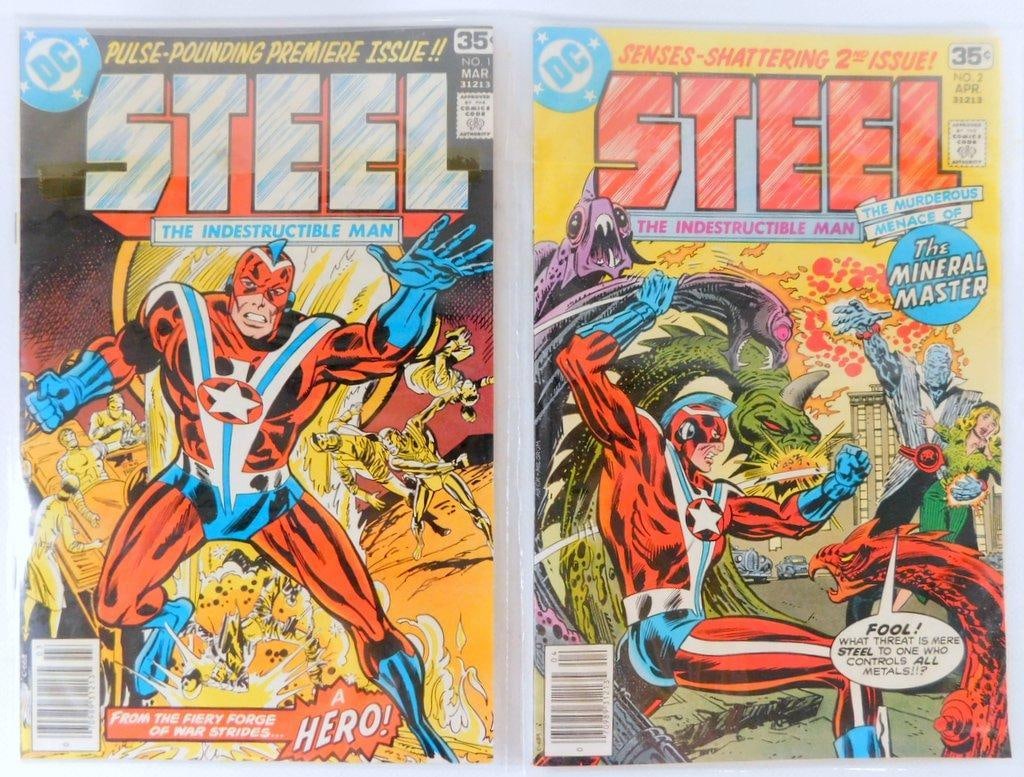 Complete 5-Issue Run of DC Comics' STEEL the Indestructible Man (1978), Sealed - 2