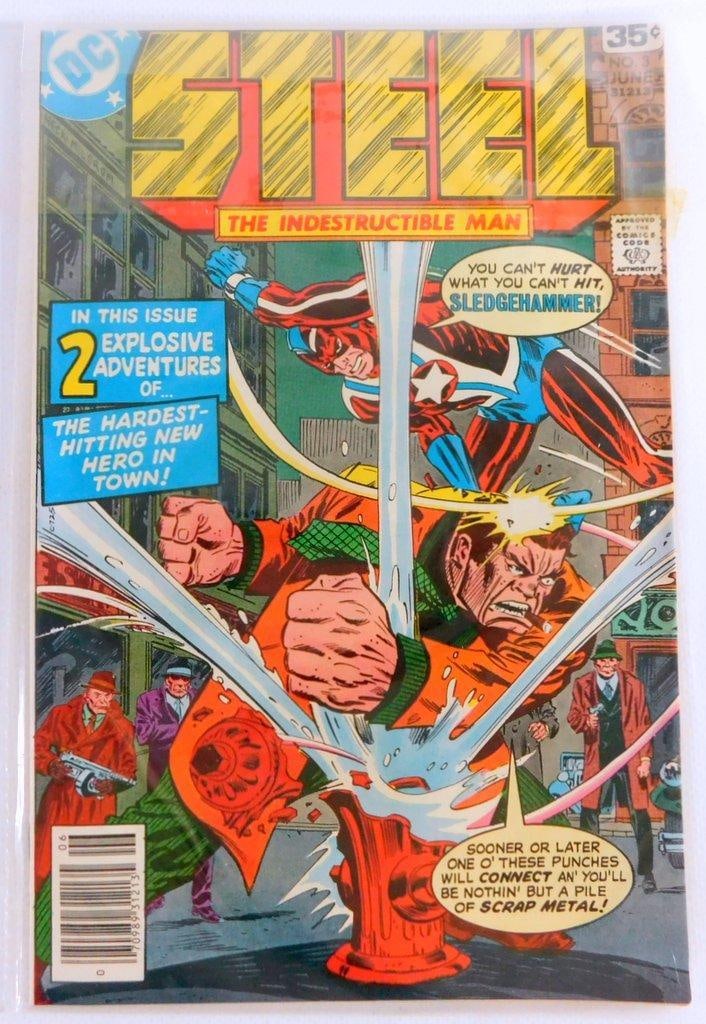 Complete 5-Issue Run of DC Comics' STEEL the Indestructible Man (1978), Sealed - 4