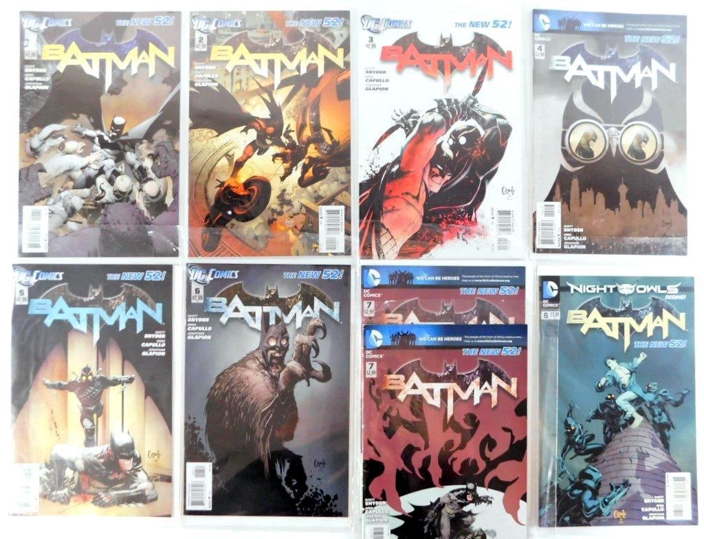 (Lot of 8) Batman New 52 Issues #18 Sealed w/ White Backer Boards (1 of 6)