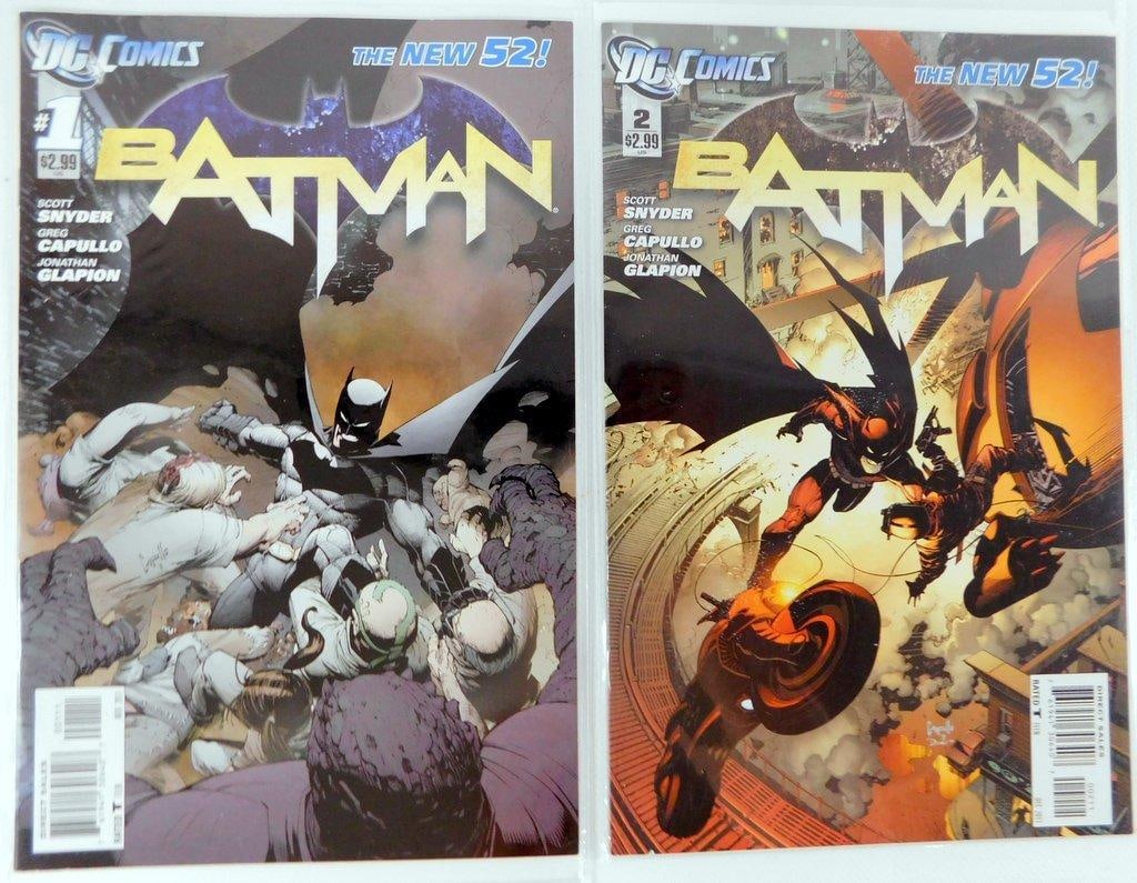 (Lot of 8) Batman New 52 Issues #18 Sealed w/ White Backer Boards - 2
