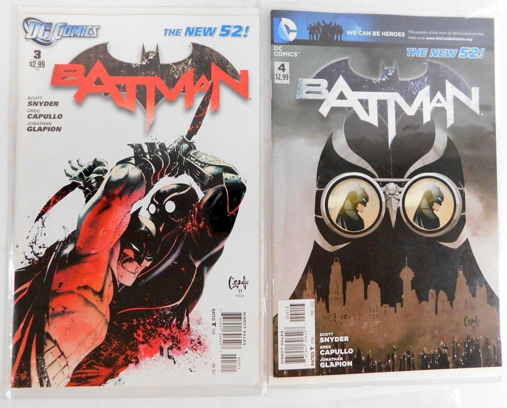 (Lot of 8) Batman New 52 Issues #18 Sealed w/ White Backer Boards - 3