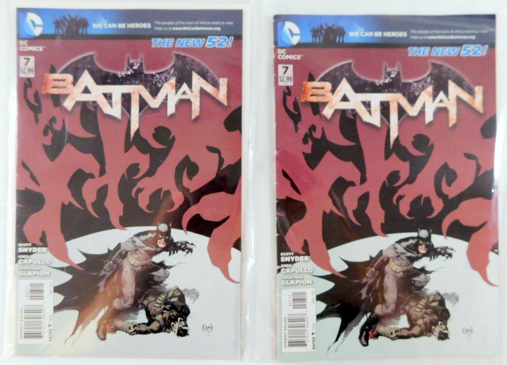 (Lot of 8) Batman New 52 Issues #18 Sealed w/ White Backer Boards - 5