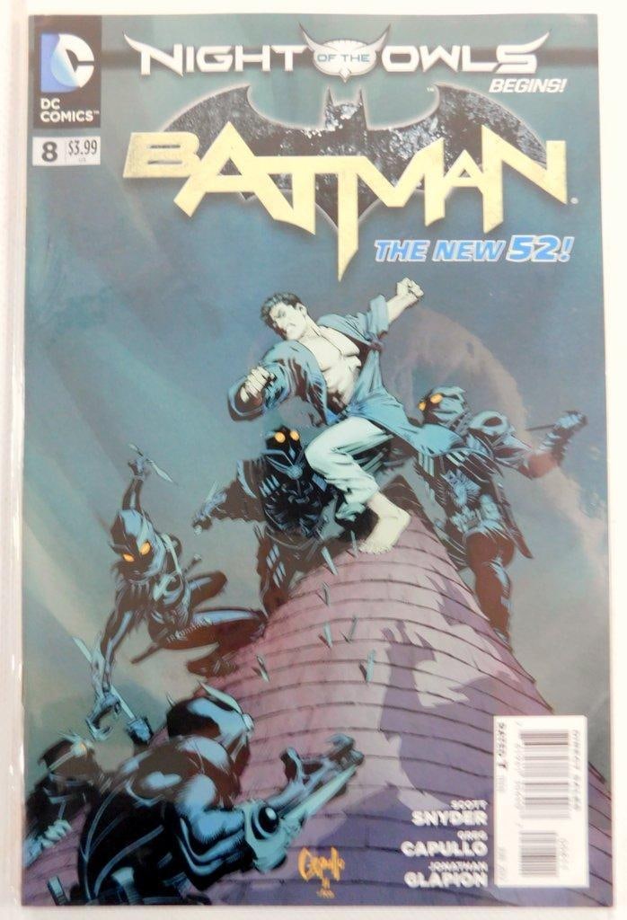 (Lot of 8) Batman New 52 Issues #18 Sealed w/ White Backer Boards - 6