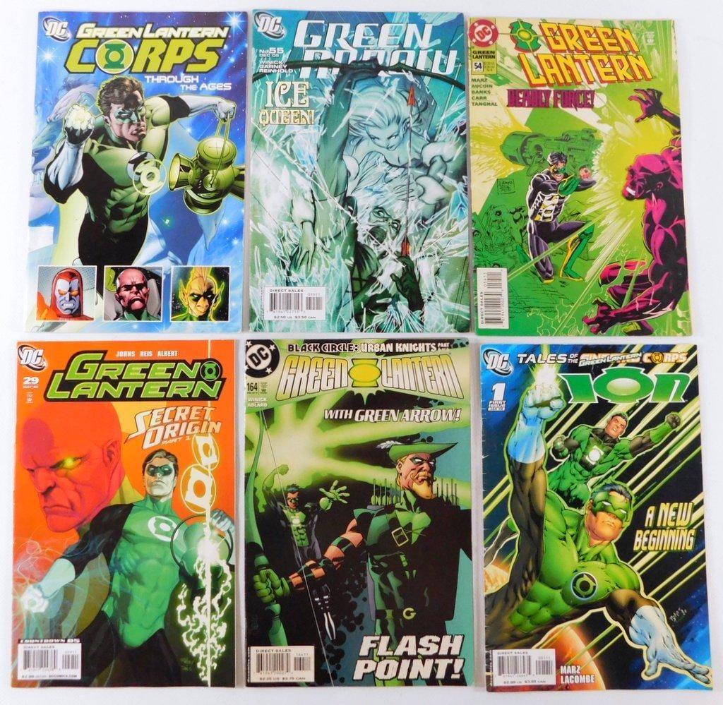 (Lot of 6) DC Comics Featuring Green Lantern and Green Arrow Issues 1994-2008 (1 of 7)