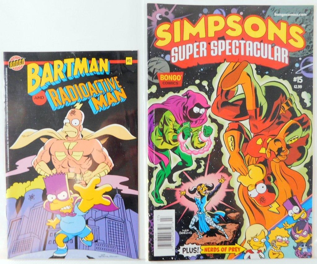 (Lot of 4) Radioactive Man and Simpsons Comics by Bongo Comics - 3