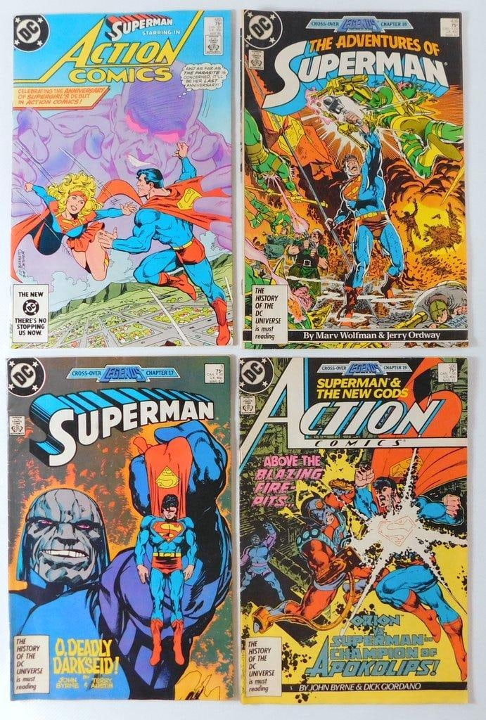 (Lot of 4) Four Superman Comics, All Published in 1987 (1 of 5)