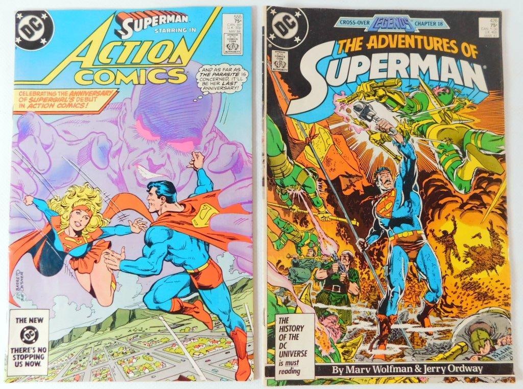 (Lot of 4) Four Superman Comics, All Published in 1987 - 2