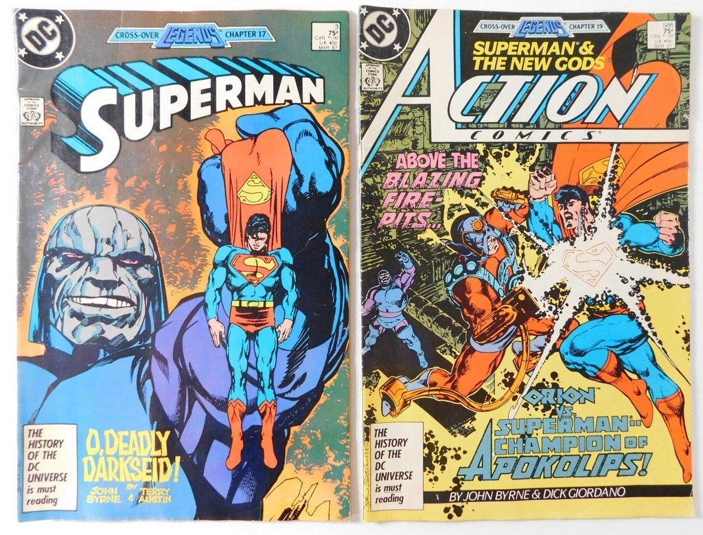 (Lot of 4) Four Superman Comics, All Published in 1987 - 4