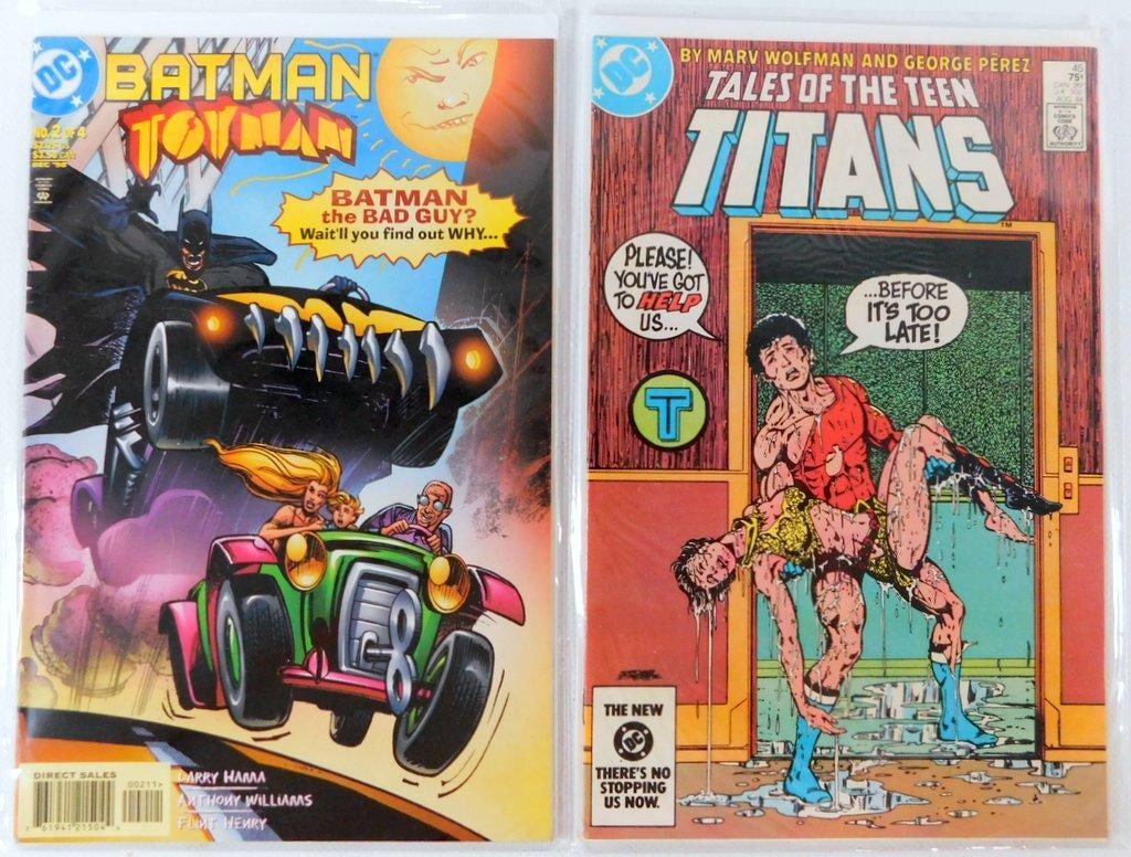 (Lot of 3) DC Comics: Tales of the Teen Titans #42,Batman: Toyman #1, Teen Titans #75 (1984-2009) - 2