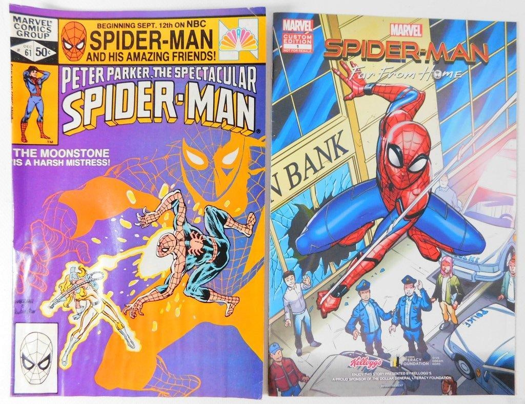 (Lot of 8) Spider-Man Comic Issues from 1981-1997 and 2019 Exclusives - 2