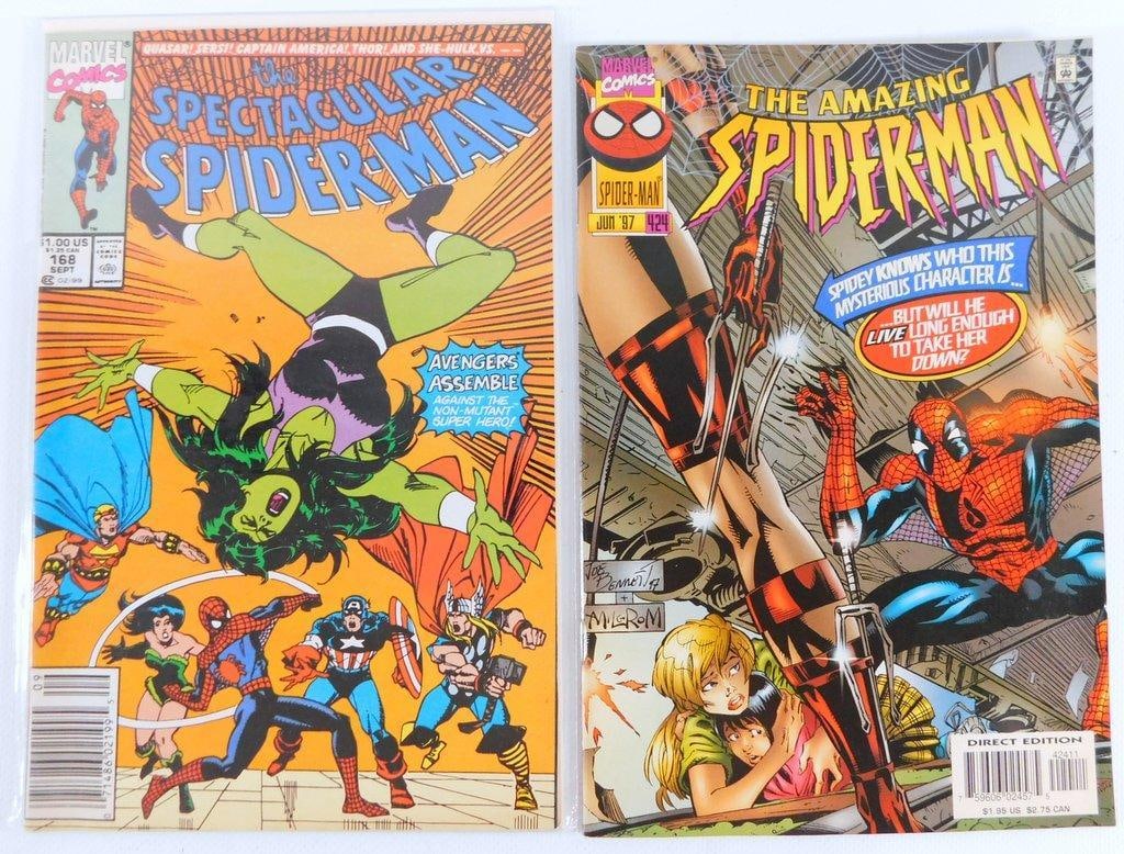 (Lot of 8) Spider-Man Comic Issues from 1981-1997 and 2019 Exclusives - 4