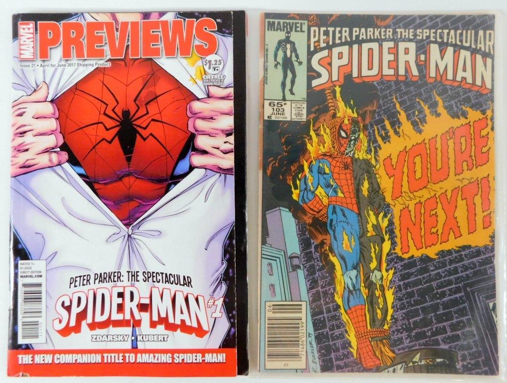 (Lot of 9) Marvel Spider-Man Comic Books (1992-2014) - 2