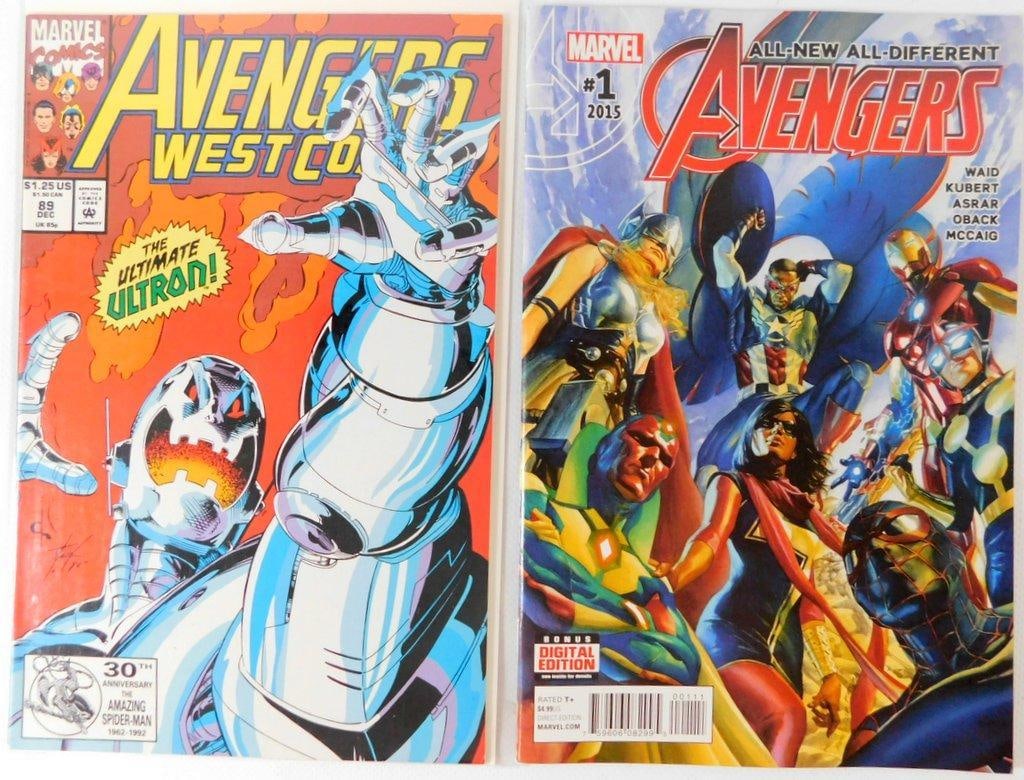 (Lot of 9) Marvel Avengers Comic Book Lot Including Annuals, West Coast, and Jonathan Hickman Iss... - 2