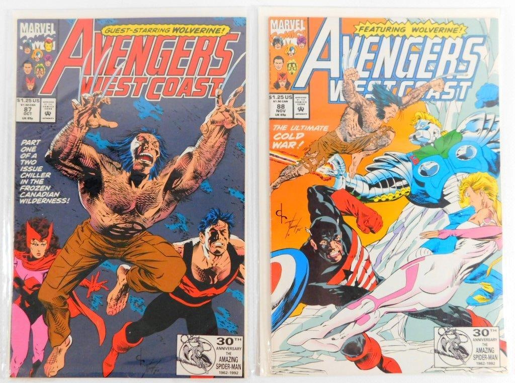 (Lot of 9) Marvel Avengers Comic Book Lot Including Annuals, West Coast, and Jonathan Hickman Iss... - 4