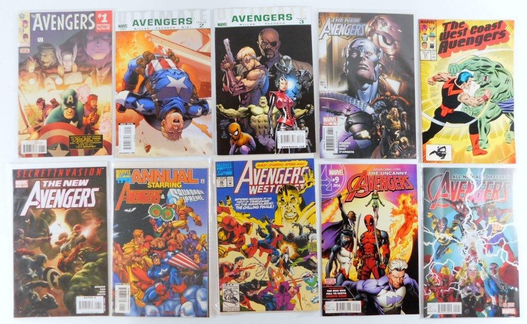 (Lot of 10) Marvel Avengers Featuring Various Series (1984-2016) (1 of 11)