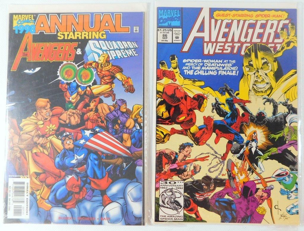 (Lot of 10) Marvel Avengers Featuring Various Series (1984-2016) - 8