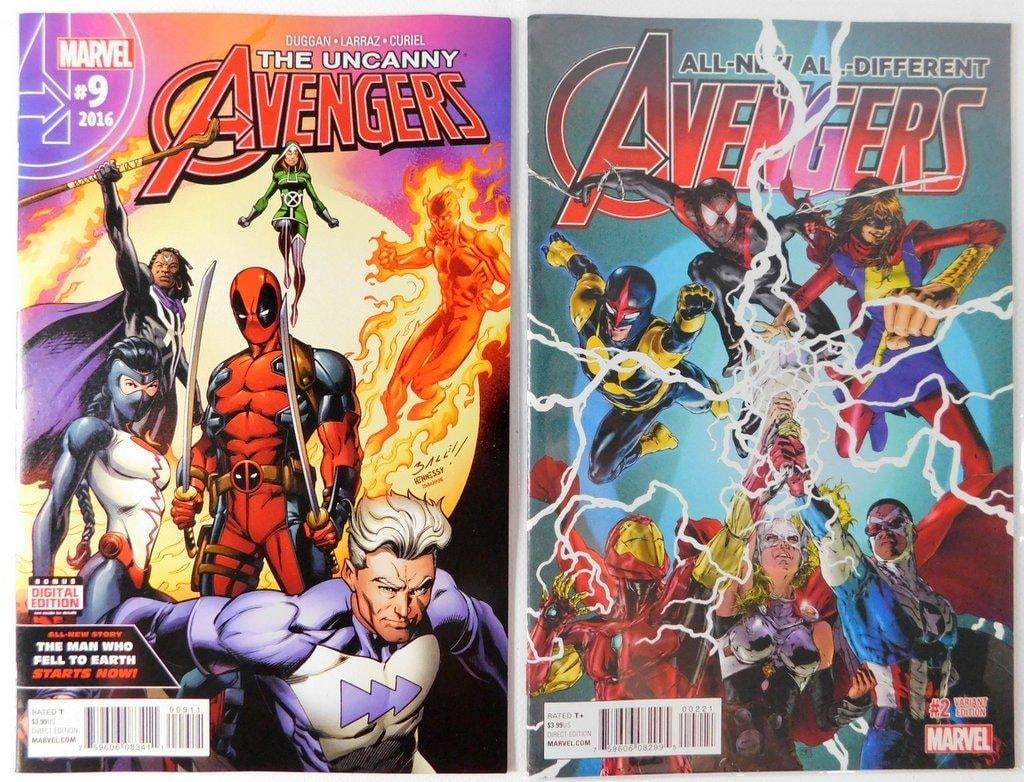 (Lot of 10) Marvel Avengers Featuring Various Series (1984-2016) - 9