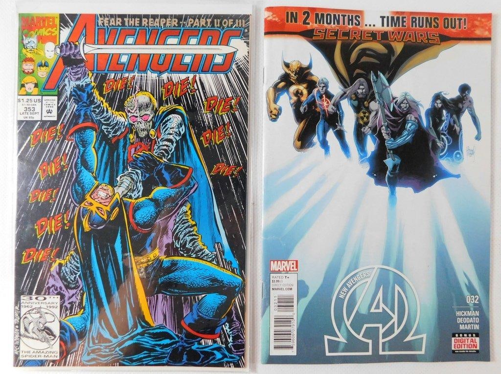 (Lot of 12) Marvel Avengers Comic Books, Various Issues from 1990-2016 - 10