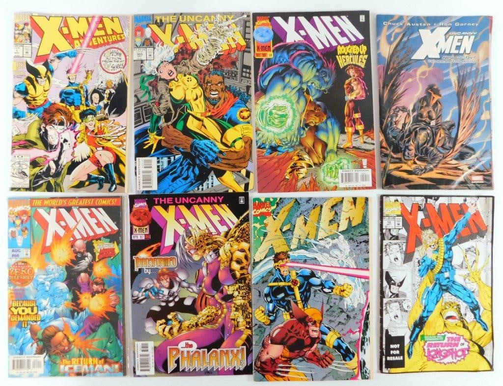 (Lot of 8) X-MEN Comic Books (19911997), Including Gatefold Cover Variant plus #433 (2003) (1 of 10)