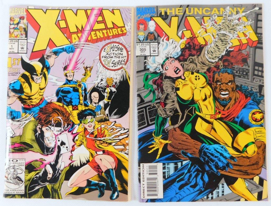 (Lot of 8) X-MEN Comic Books (19911997), Including Gatefold Cover Variant plus #433 (2003) - 2