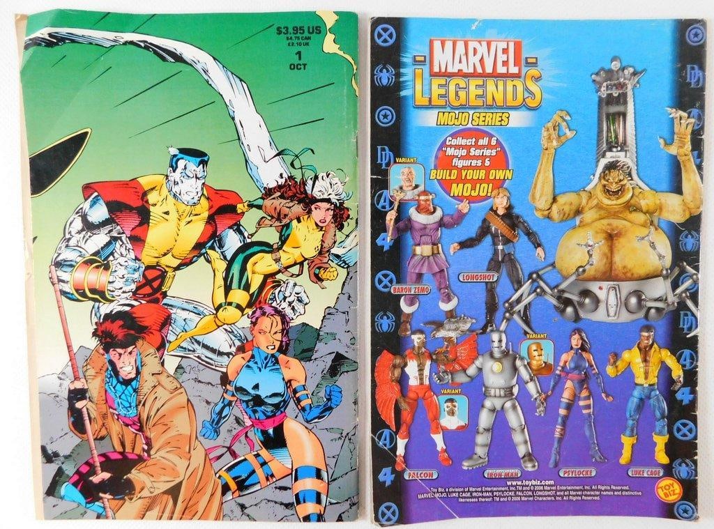 (Lot of 8) X-MEN Comic Books (19911997), Including Gatefold Cover Variant plus #433 (2003) - 9