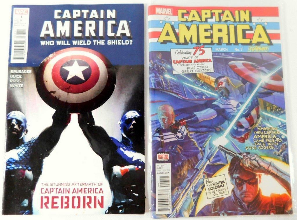 (Lot of 6) Captain America Comics, Various Issues (1985- 2016) - 2