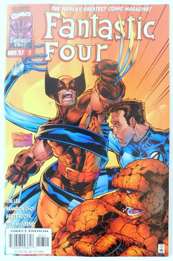(Lot of 4) FANTASTIC FOUR Comic Books from 1976 to 1997 - 3