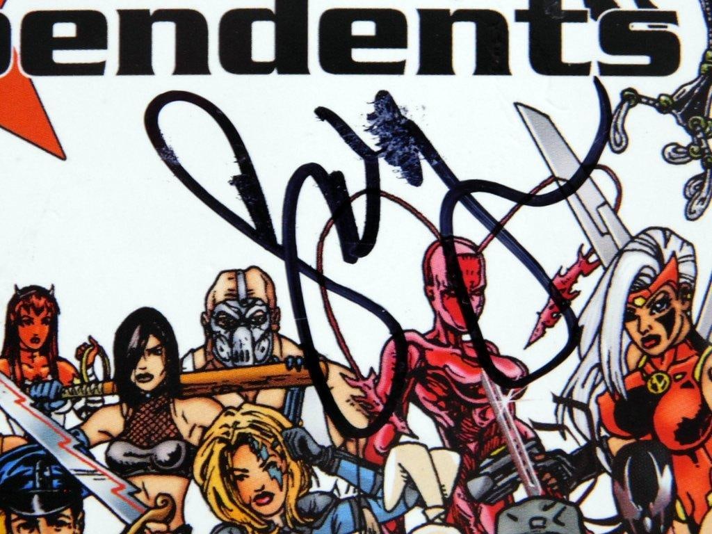 (Lot of 2) Autographed Dave Ryan issue War of the Independence (white) and (Blue) issue of #1 2011 - 4