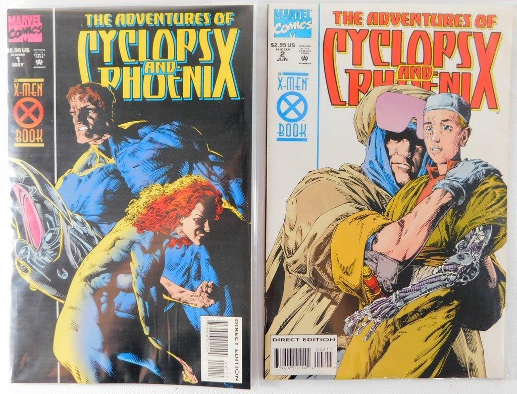 (Lot of 2) Adventures of Cyclops & Phoenix #1-2 (May-June 1994) Marvel Comics (1 of 3)