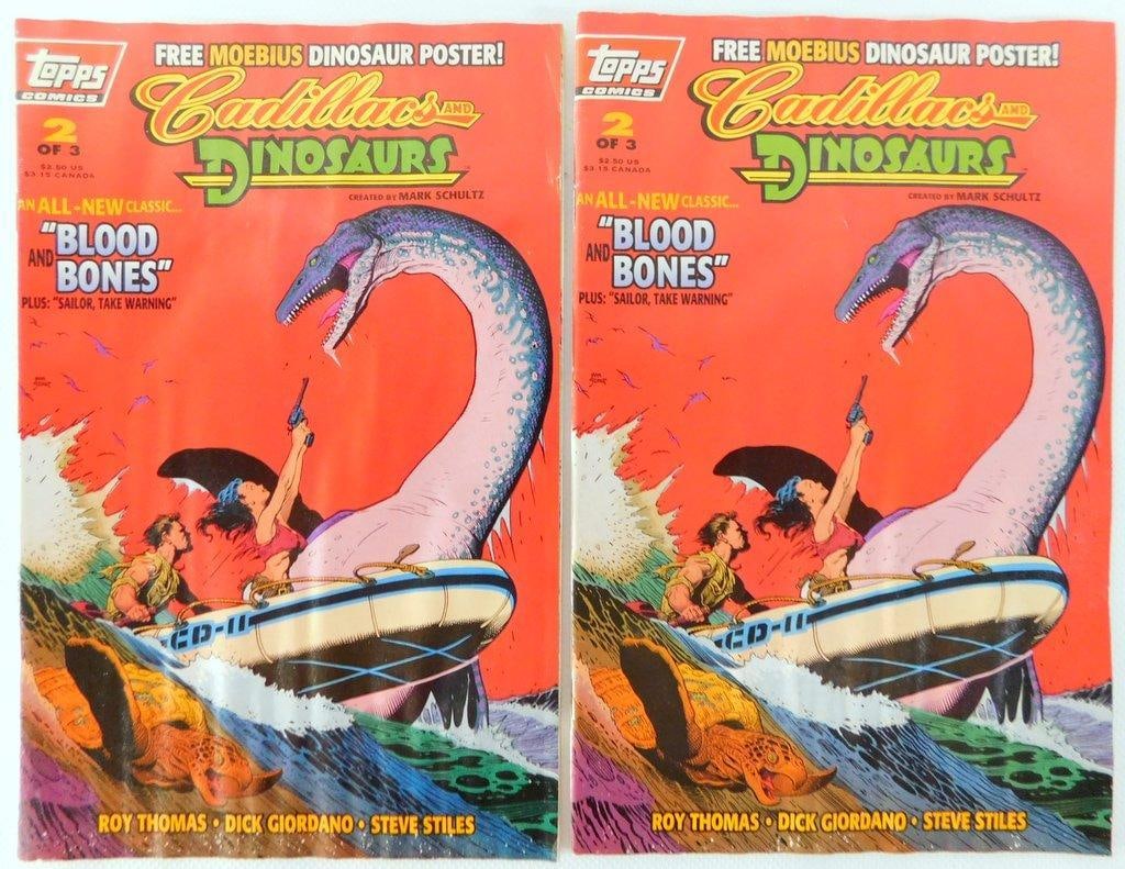 (Lot of 6) Silver Surfer (1987) and Cadillacs & Dinosaurs Comics (1994) - 2