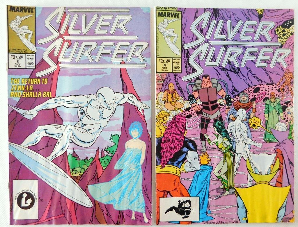 (Lot of 6) Silver Surfer (1987) and Cadillacs & Dinosaurs Comics (1994) - 3