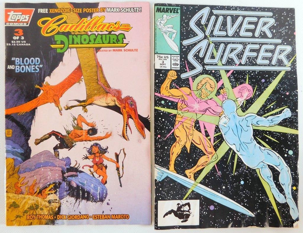 (Lot of 6) Silver Surfer (1987) and Cadillacs & Dinosaurs Comics (1994) - 4