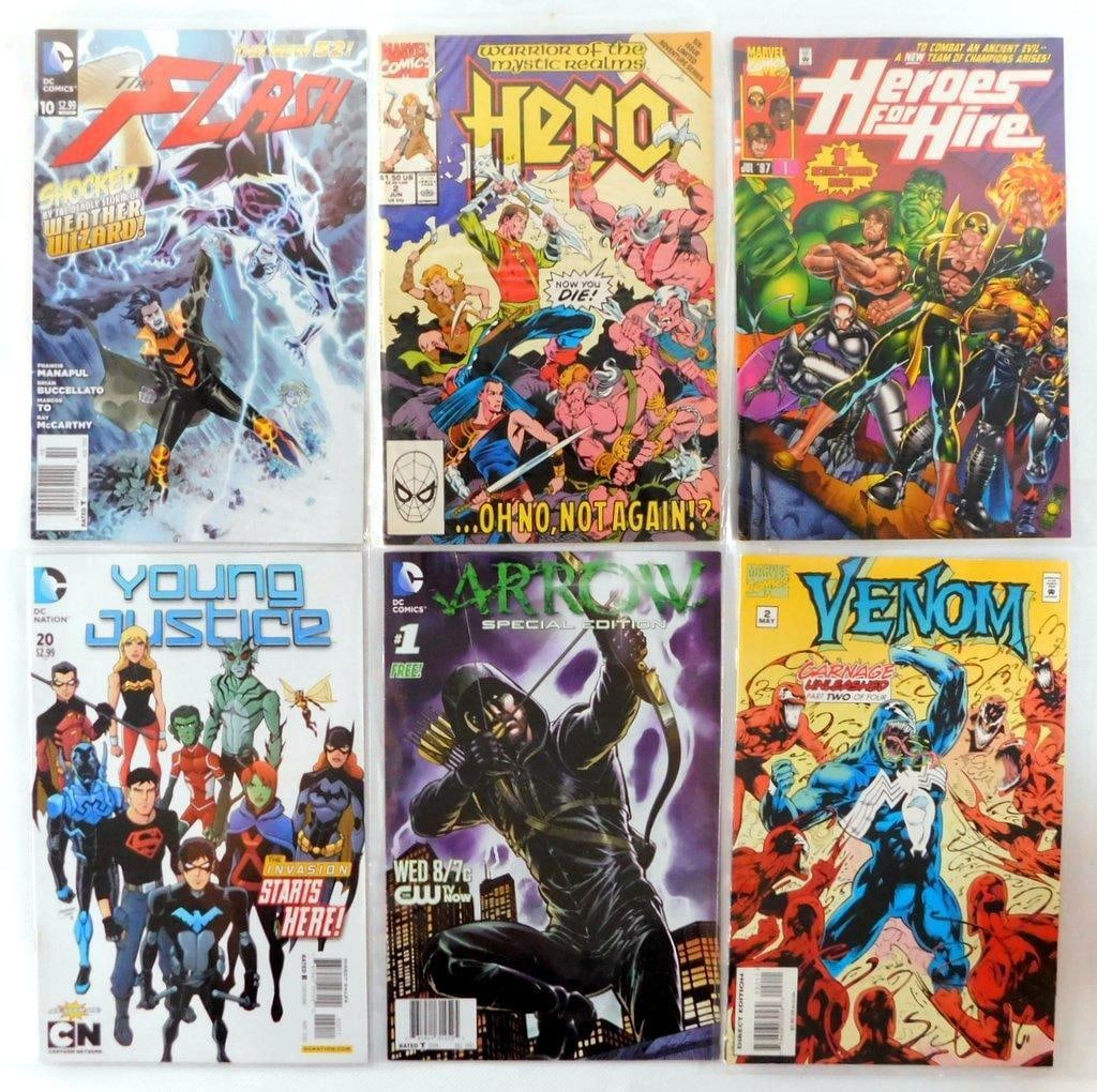 (Lot of 6) Comic Books: DC and Marvel Titles (1990-2012) (1 of 4)