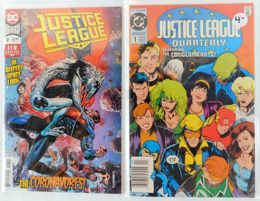 (Lot of 8) Justice League Comic Books, Various Years and Titles - 4