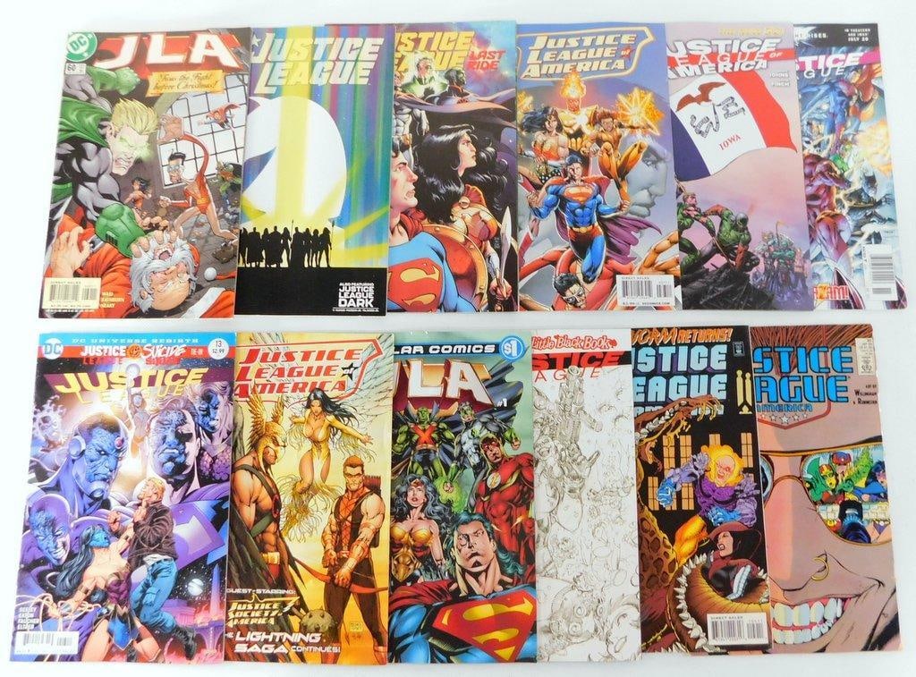 (Lot of 12) Justice League Comic Books Featuring Various Issues and Variants - 2
