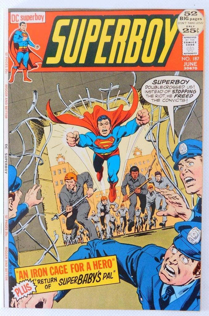 Superboy #187 by DC Comics, Published June 1972 (1 of 4)