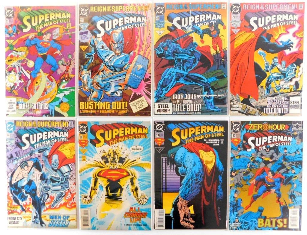 (Lot of 8) DC Comics Superman: Man of Steel Issues (1992-1994) No Signs of Wear (1 of 5)