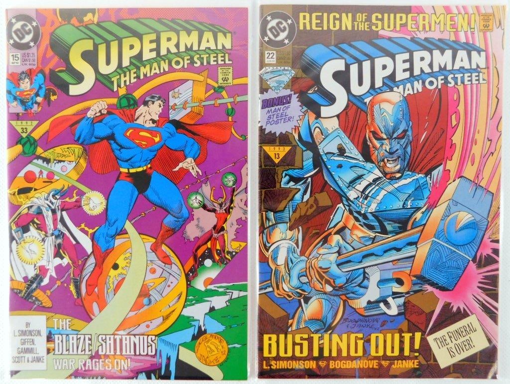 (Lot of 8) DC Comics Superman: Man of Steel Issues (1992-1994) No Signs of Wear - 2