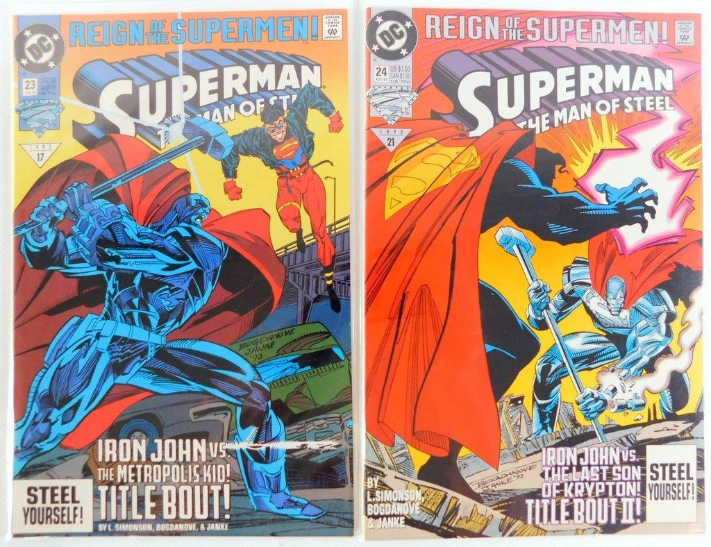 (Lot of 8) DC Comics Superman: Man of Steel Issues (1992-1994) No Signs of Wear - 3