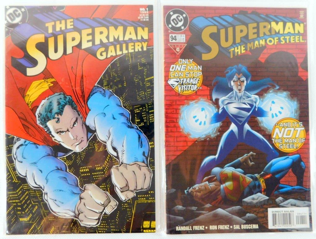 (Lot of 5) Iconic Superman Comics Featuring Key Editions (1991-1998) - 5